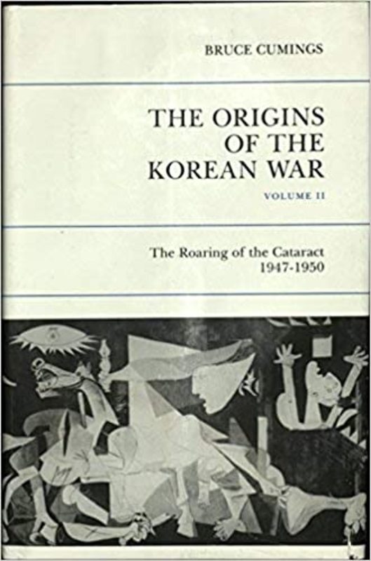 Book cover for "The Origins of the Korean War" by Bruce Cumings