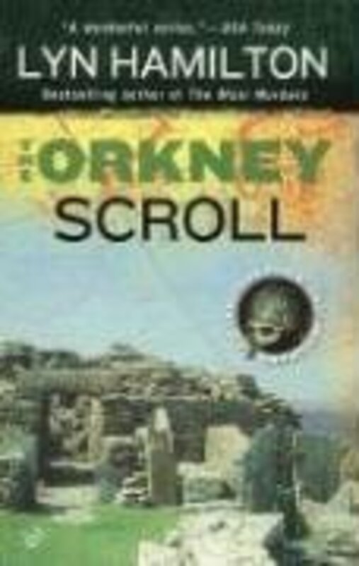 Book cover for "The Orkney Scroll" by Lyn Hamilton