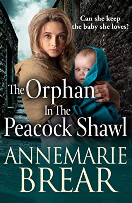 Book cover for "The Orphan in the Peacock Shawl" by AnneMarie Brear