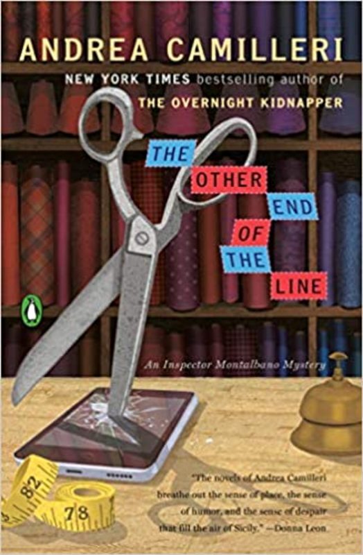 Book cover for "The Other End of the Line" by Andrea Camilleri