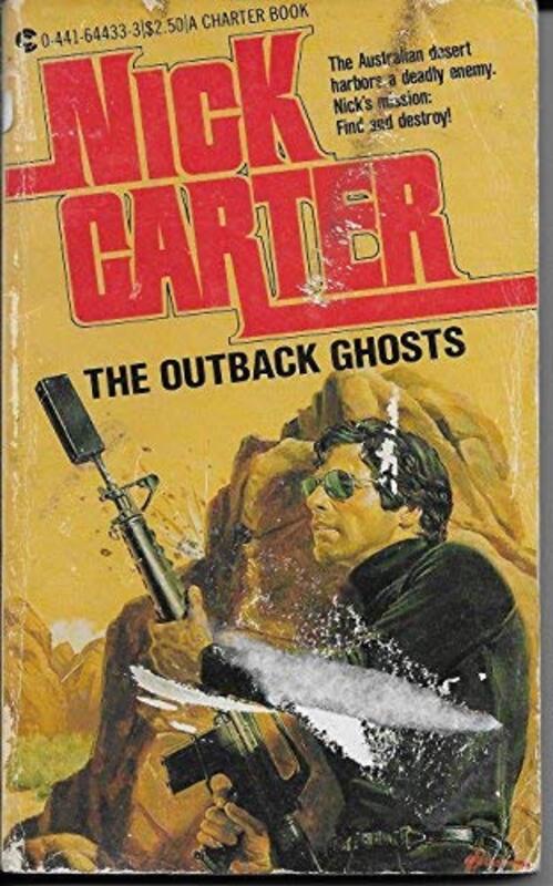 Book cover for "The Outback Ghosts" by Nick Carter