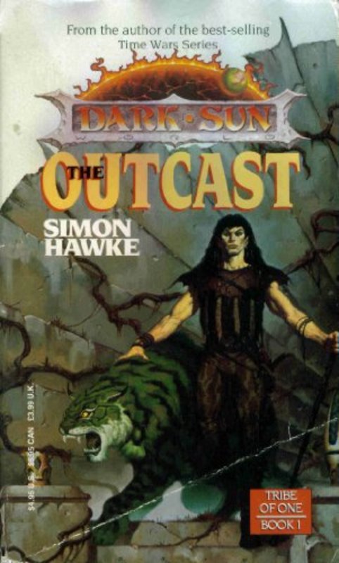 Book cover for "The Outcast" by Simon Hawke
