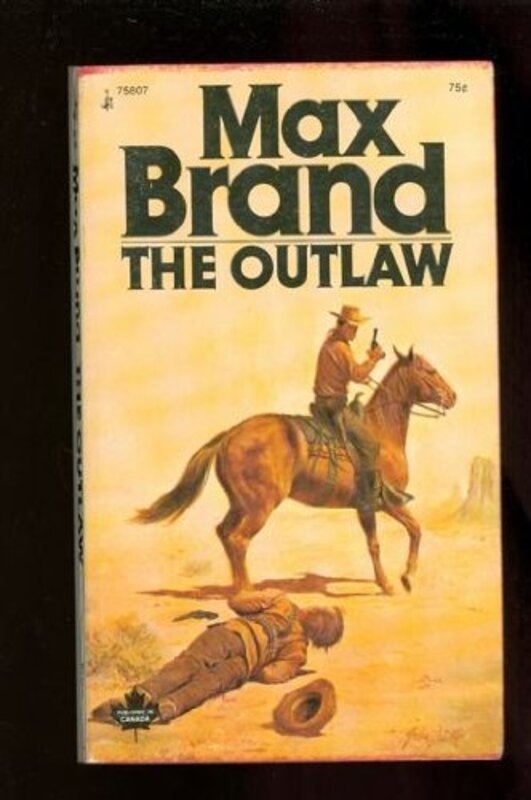 Book cover for "The Outlaw" by Max Brand