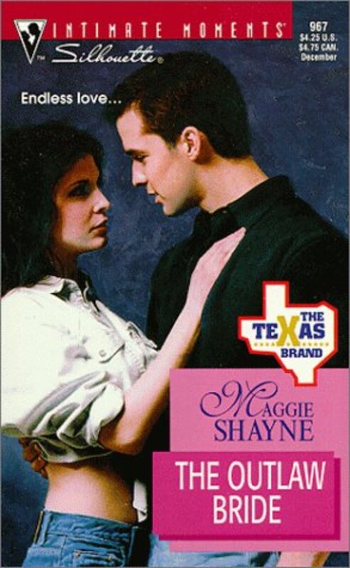 Book cover for "The Outlaw Bride" by Maggie Shayne