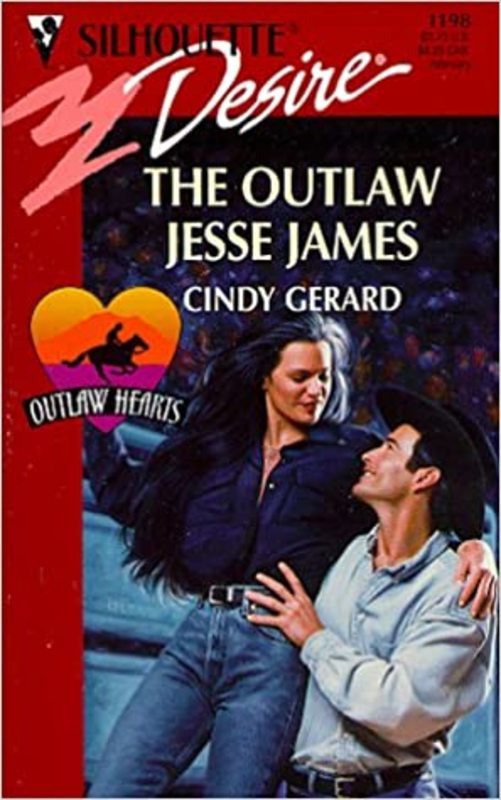 Book cover for "The Outlaw Jesse James" by Cindy Gerard