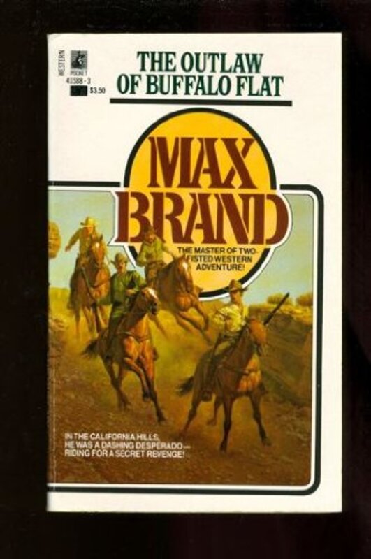 Book cover for "The Outlaw of Buffalo Flat" by Max Brand