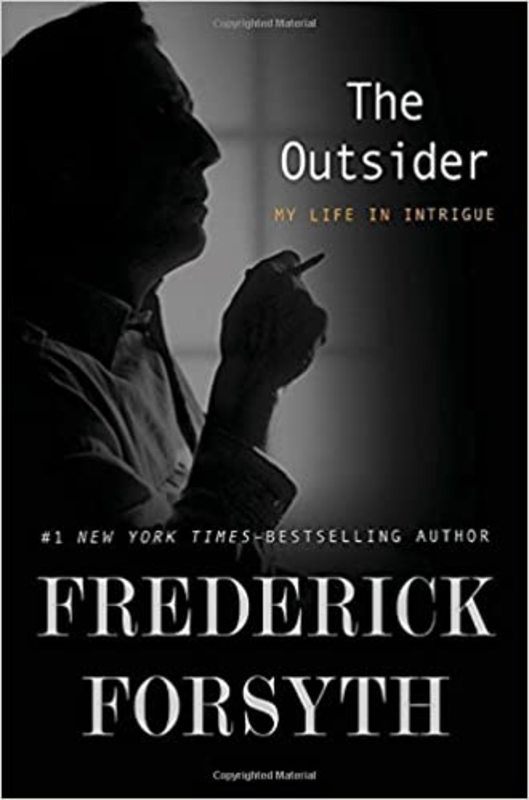 Book cover for "The Outsider" by Frederick Forsyth