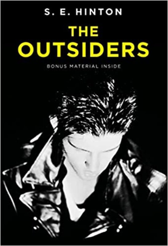 Book cover for "The Outsiders" by S. E. Hinton