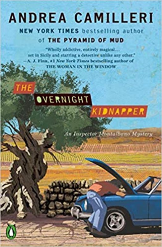 Book cover for "The Overnight Kidnapper" by Andrea Camilleri