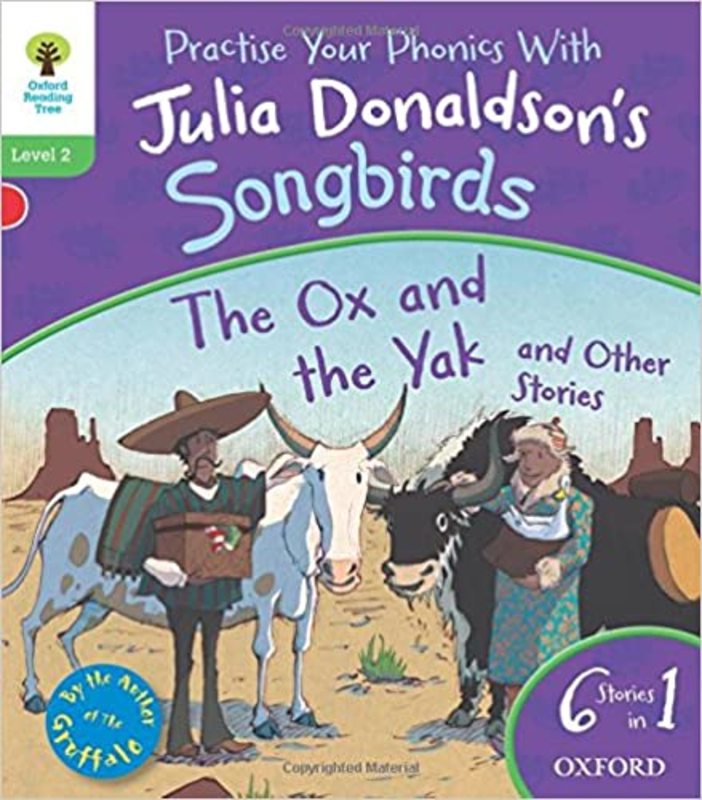 Book cover for "The Ox and the Yak" by Julia Donaldson