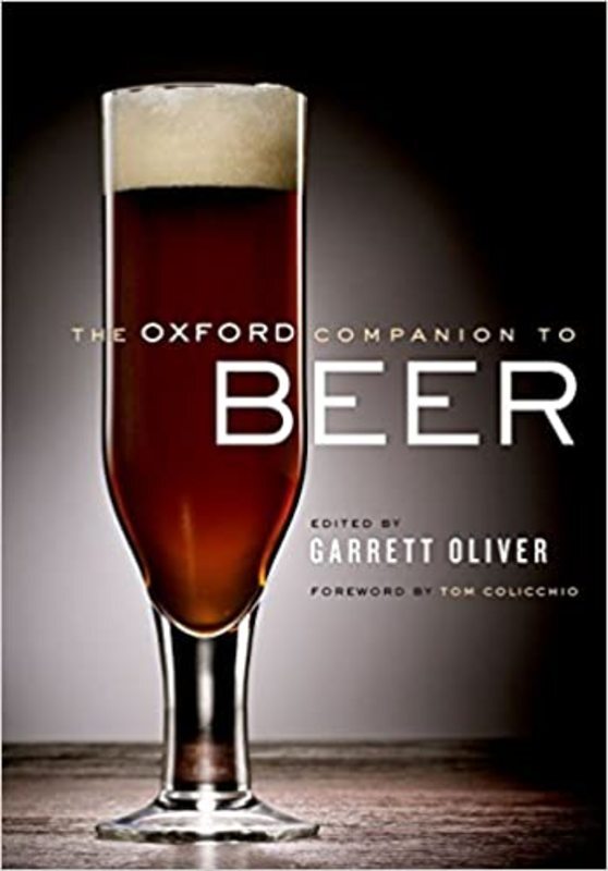 Book cover for "The Oxford Companion to Beer" by Garrett Oliver
