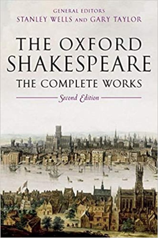 Book cover for "The Oxford Shakespeare" by William Shakespeare