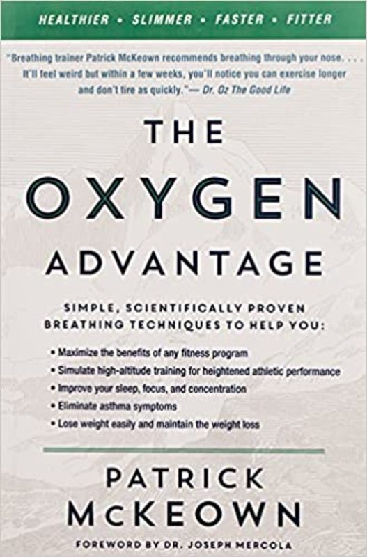 Book cover for "The Oxygen Advantage" by Patrick McKeown