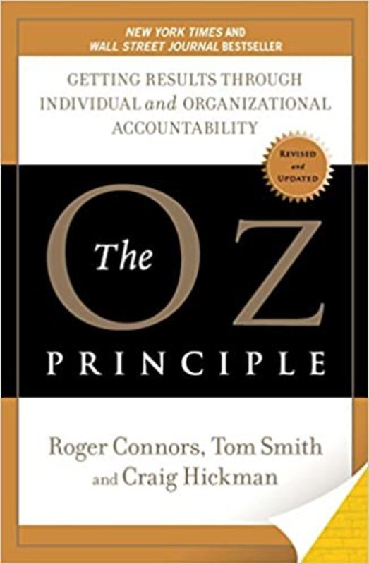 Book cover for "The Oz Principle" by Roger Connors