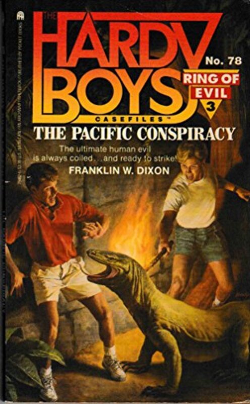 Book cover for "The Pacific Conspiracy" by Franklin W Dixon