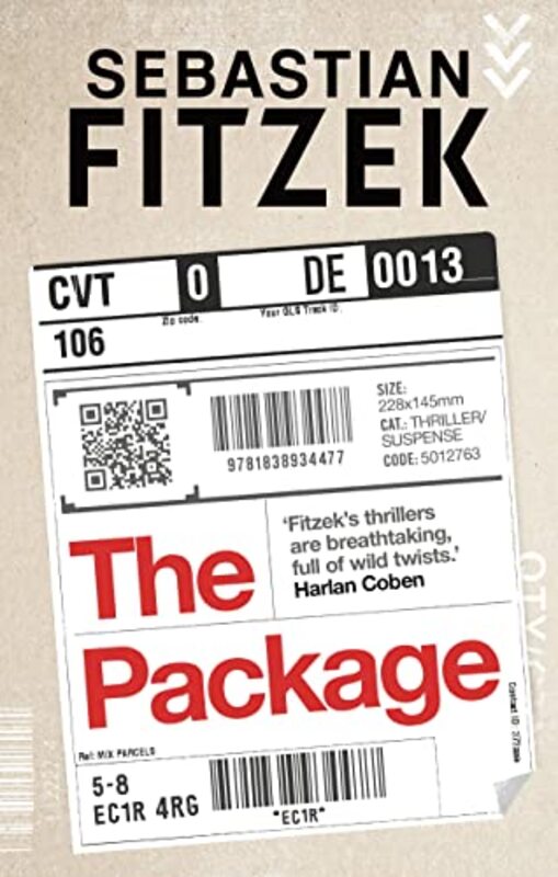 Book cover for "The Package" by Sebastian Fitzek