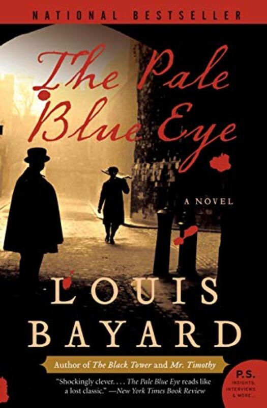 Book cover for "The Pale Blue Eye" by Louis Bayard