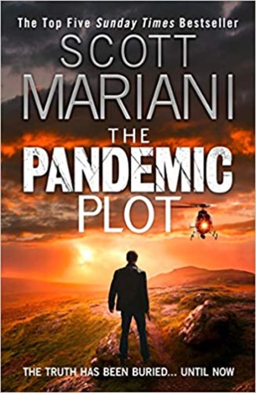 Book cover for "The Pandemic Plot" by Scott Mariani