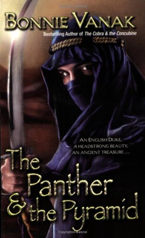 Book cover for "The Panther and the Pyramid" by Bonnie Vanak