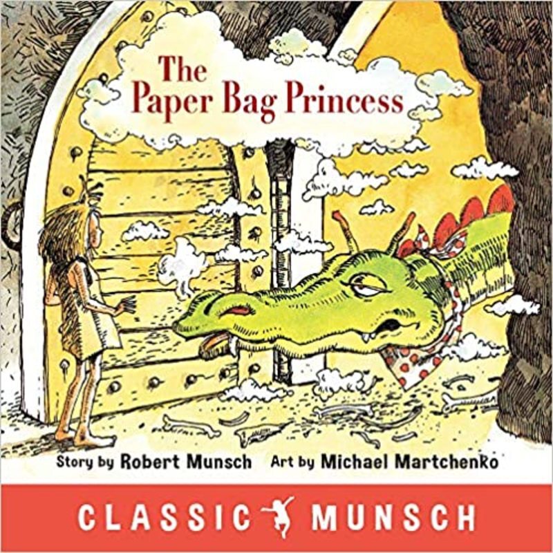 Book cover for "The Paper Bag Princess" by Robert Munsch