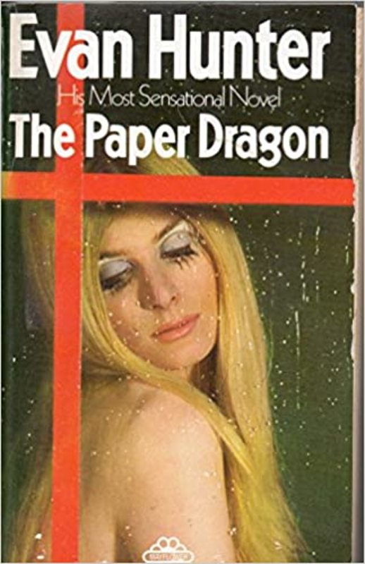 Book cover for "The Paper Dragon" by Ed McBain