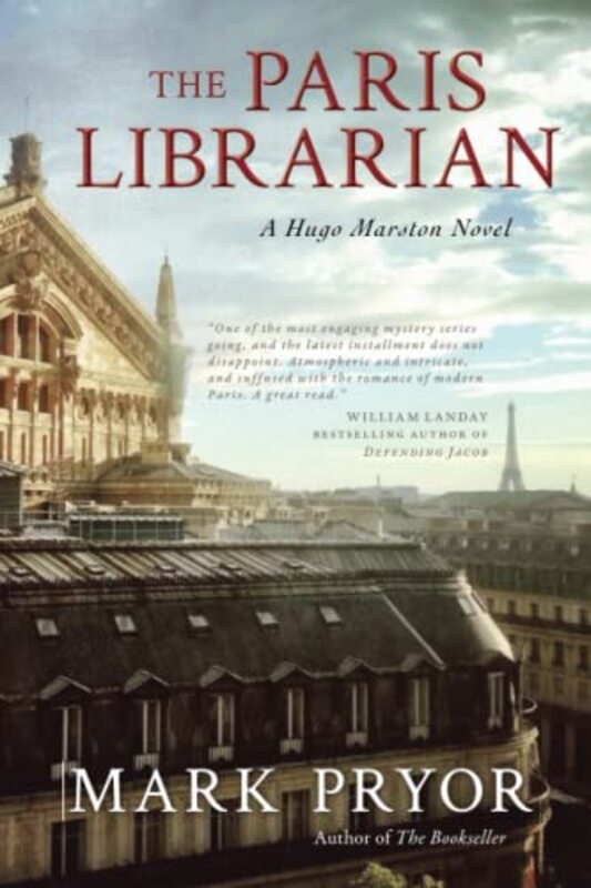 Book cover for "The Paris Librarian" by Mark Pryor