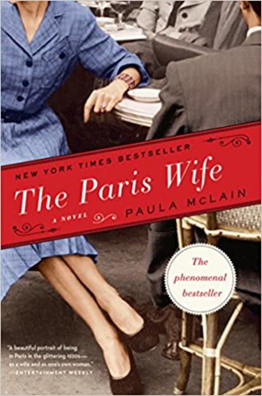 Book cover for "The Paris Wife" by Paula McLain