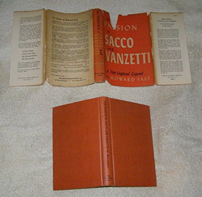 Book cover for "The Passion of Sacco and Vanzetti" by Howard Fast
