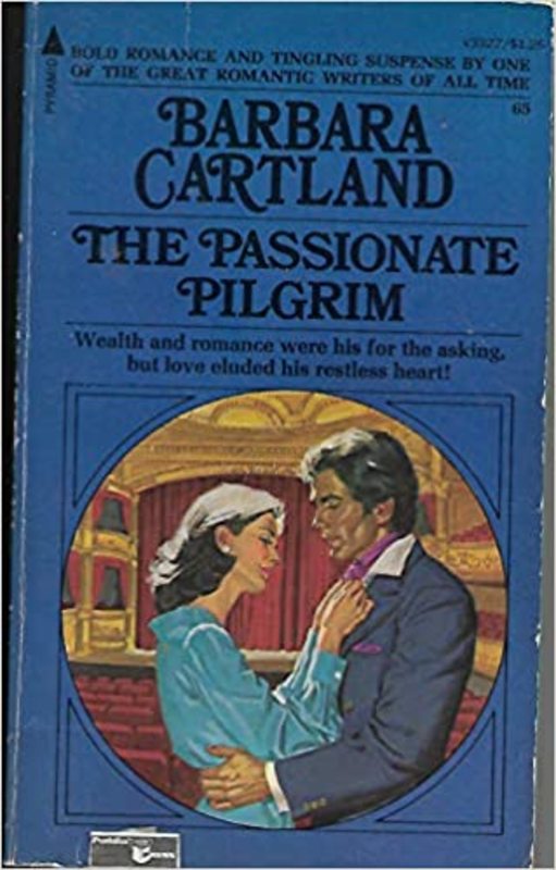 Book cover for "The Passionate Pilgrim" by Barbara Cartland