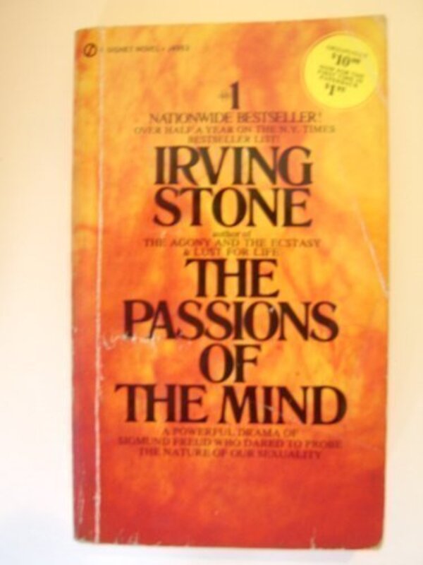 Book cover for "The Passions of the Mind" by Irving Stone