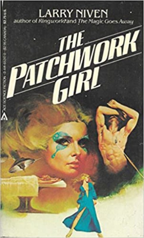 Book cover for "The Patchwork Girl" by Larry Niven