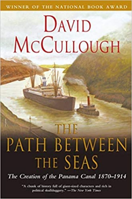 Book cover for "The Path Between the Seas" by David McCullough
