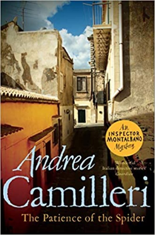 Book cover for "The Patience of the Spider" by Andrea Camilleri