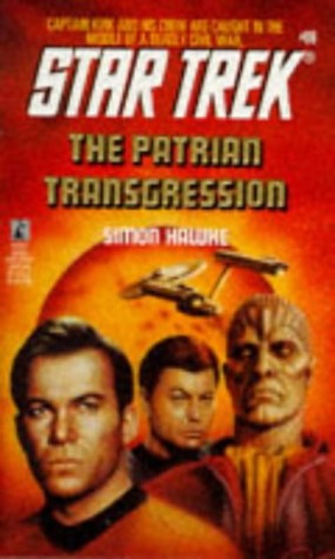 Book cover for "The Patrian Transgression" by Simon Hawke