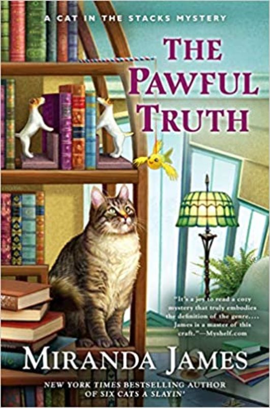 Book cover for "The Pawful Truth" by Miranda James