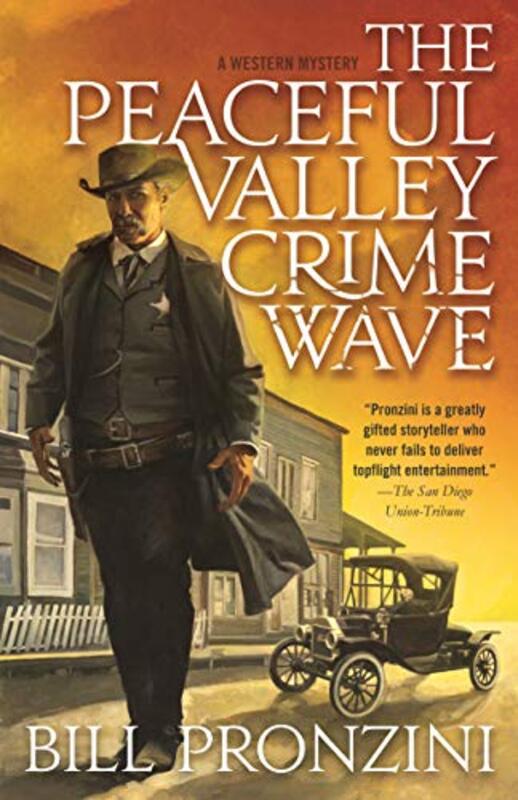 Book cover for "The Peaceful Valley Crime Wave" by Bill Pronzini