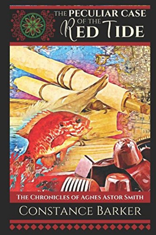 Book cover for "The Peculiar Case of the Red Tide" by Constance Barker