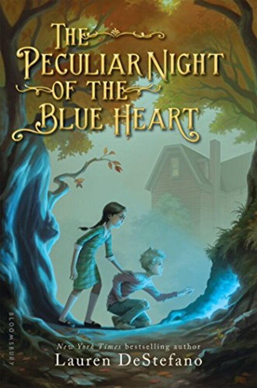 Book cover for "The Peculiar Night of the Blue Heart" by Lauren DeStefano