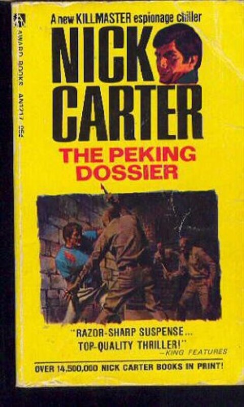Book cover for "The Peking Dossier" by Nick Carter