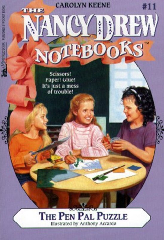 Book cover for "The Pen Pal Puzzle" by Mildred A Wirt