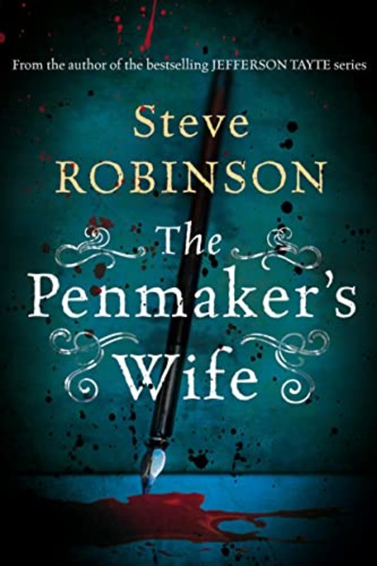 Book cover for "The Penmaker's Wife" by Steve Robinson