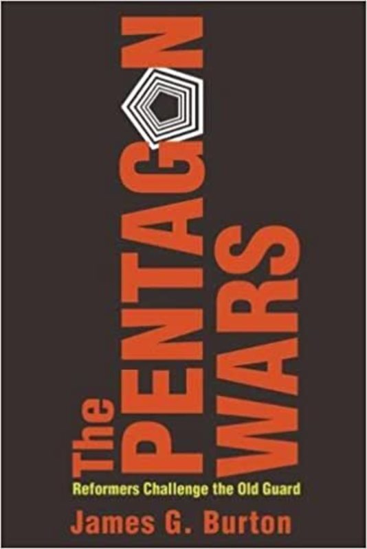 Book cover for "The Pentagon Wars" by James G. Burton