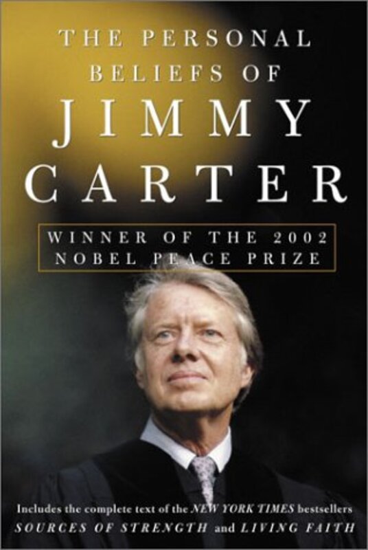 Book cover for "The Personal Beliefs of Jimmy Carter" by Jimmy Carter