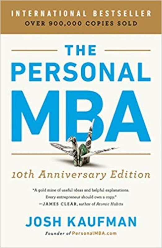 Book cover for "The Personal MBA" by Josh Kaufman