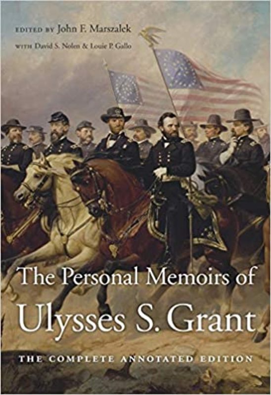 Book cover for "The Personal Memoirs of Ulysses S. Grant" by Ulysses S. Grant