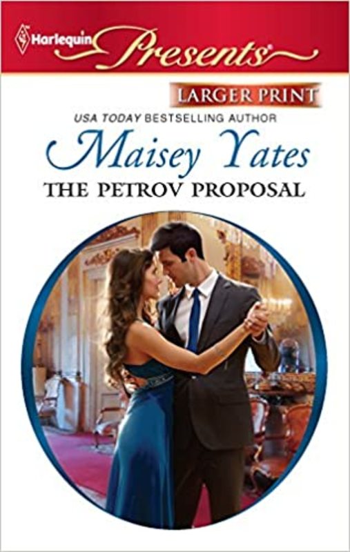 Book cover for "The Petrov Proposal" by Maisey Yates