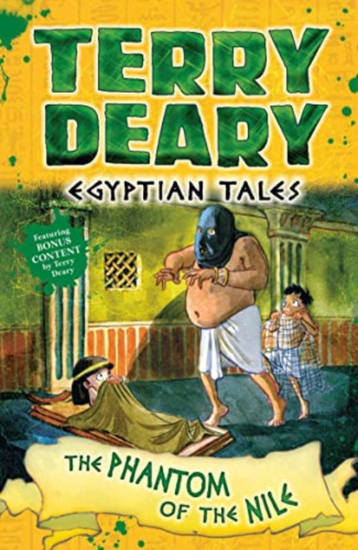 Book cover for "The Phantom of the Nile" by Terry Deary