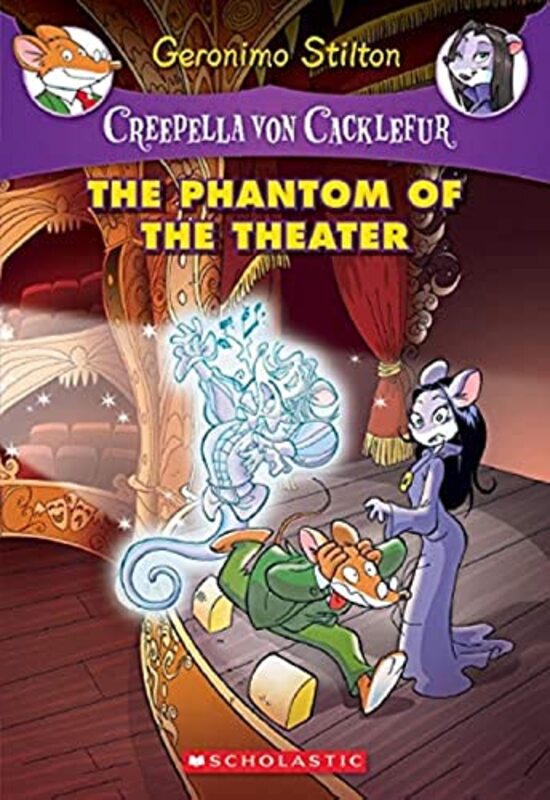 Book cover for "The Phantom of the Theater" by Elisabetta Dami