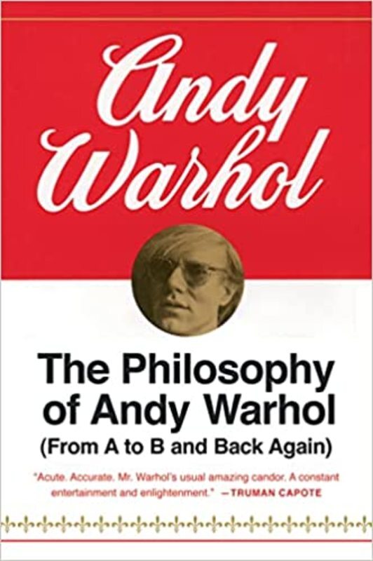 Book cover for "The Philosophy of Andy Warhol" by Andy Warhol