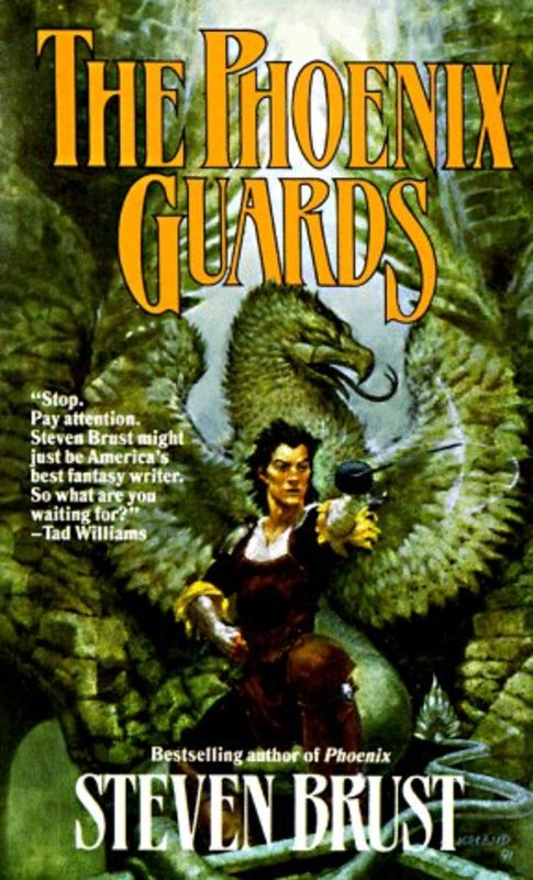 Book cover for "The Phoenix Guards" by Steven Brust